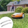 SWAWIS Pack of 2 Robotic Lawnmower Blades 28 cm Compatible