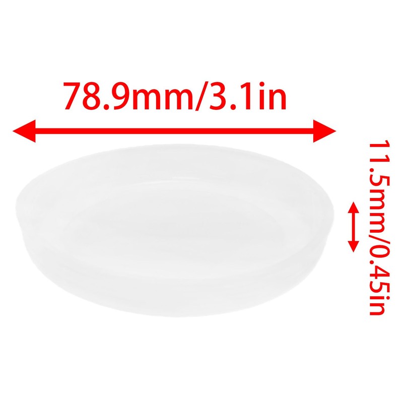 XZW 10pcs 3-inch envelope tube end cap Plastic end caps