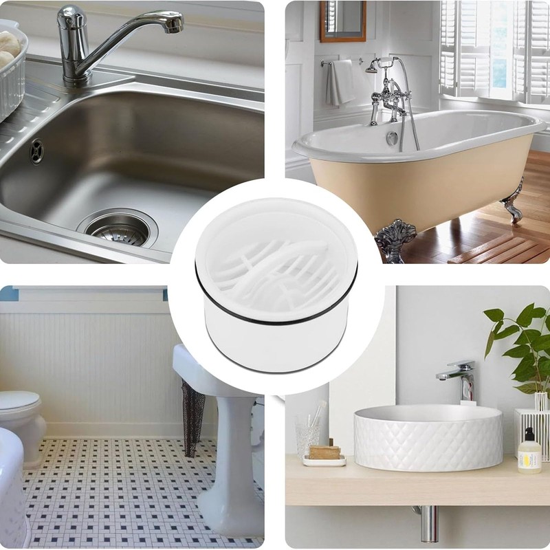 Jidyllic Hair Strainer for Shower Drain Set,Compatible with Drain set