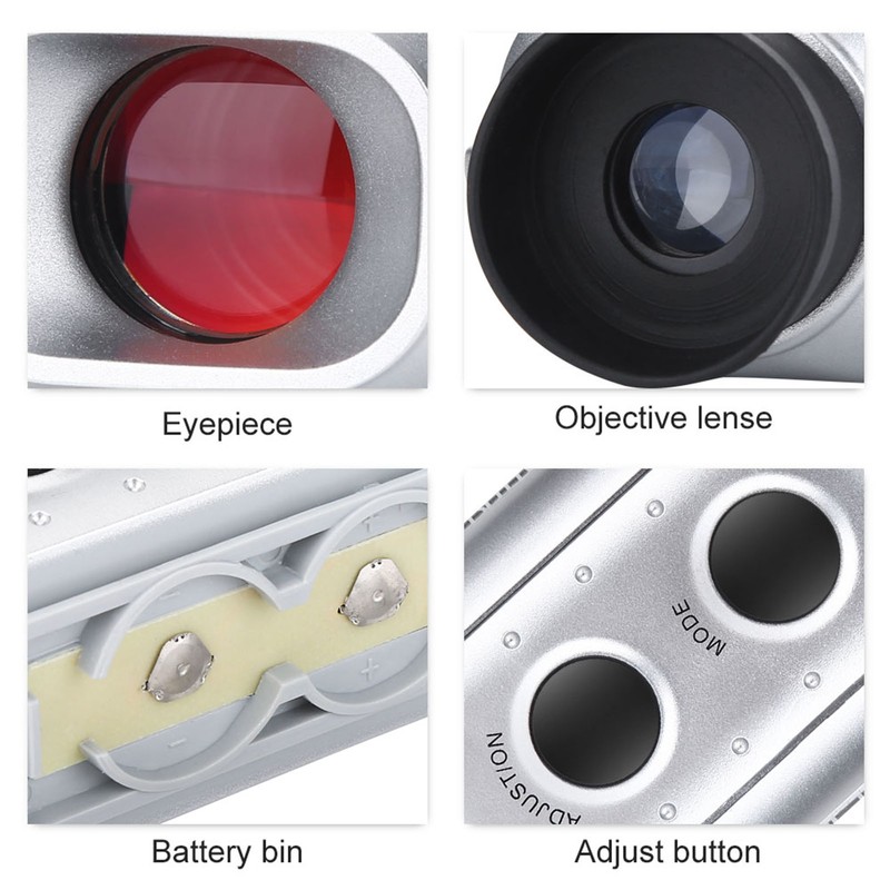 Handheld Golf Rangefinder Range Finder Telescope Distance Meter Tester