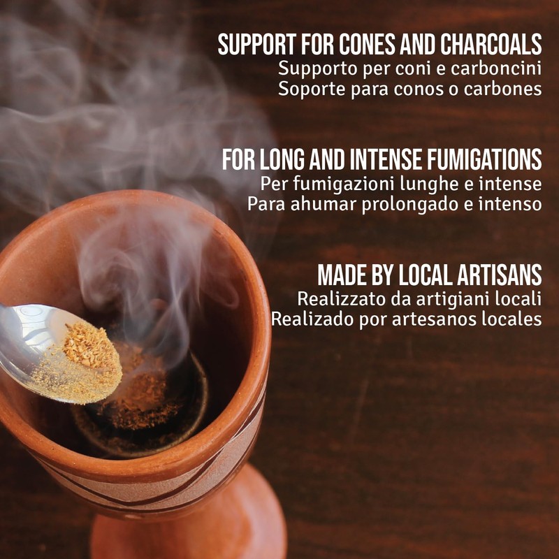 PALOSANTO - Charcoal Holder - Ideal to use inside the