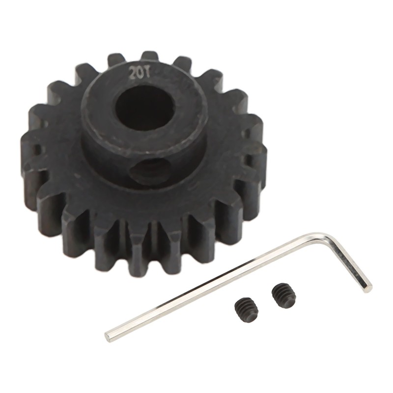 20T Pinion Gear with Set Screws Mod 1 5mm Shaft