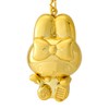 Sanrio 341801 Gold Pika Netsuke My Melody Lanyard Keychain