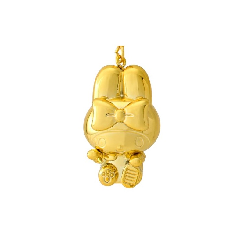 Sanrio 341801 Gold Pika Netsuke My Melody Lanyard Keychain