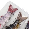 Sarini 3Pcs Multi Jointed Pike Fishing Lures Sets 3D Artificial