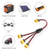 GINTOOYUN XT60 Splitter Extension Cable 1 Female to 3 Male