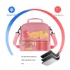 Lunch Bag for Women Double Deck Insulated Lunch Cooler Bag