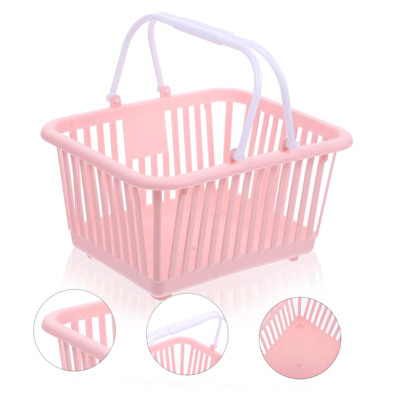 KOMBIUDA 3pcs Small Storage Baskets with Handles Versatile Organizers for