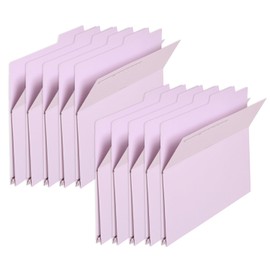 Plus FL-061PF 87-122 x 10 Portable Folder, A4 Horizontal Violet, 10 Sheets