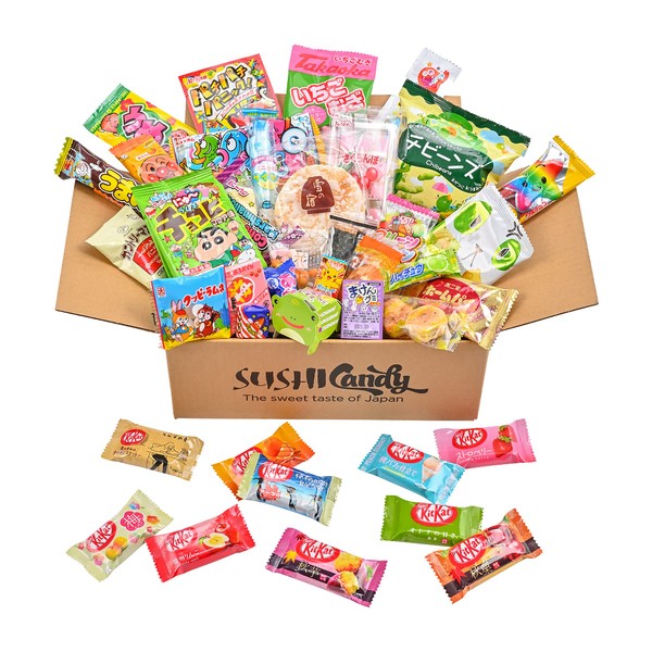 40 Japanese Candy Box 30 Japanese Snacks Plus 10 Japanese Kit Kat Flavors