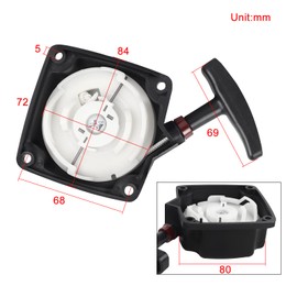 FLYPIG High Performance Pull Star/Puller Starter for Chinese 33cc 36cc 47cc 49cc / 50cc Pocket Dirt Bike Scooter Chopper