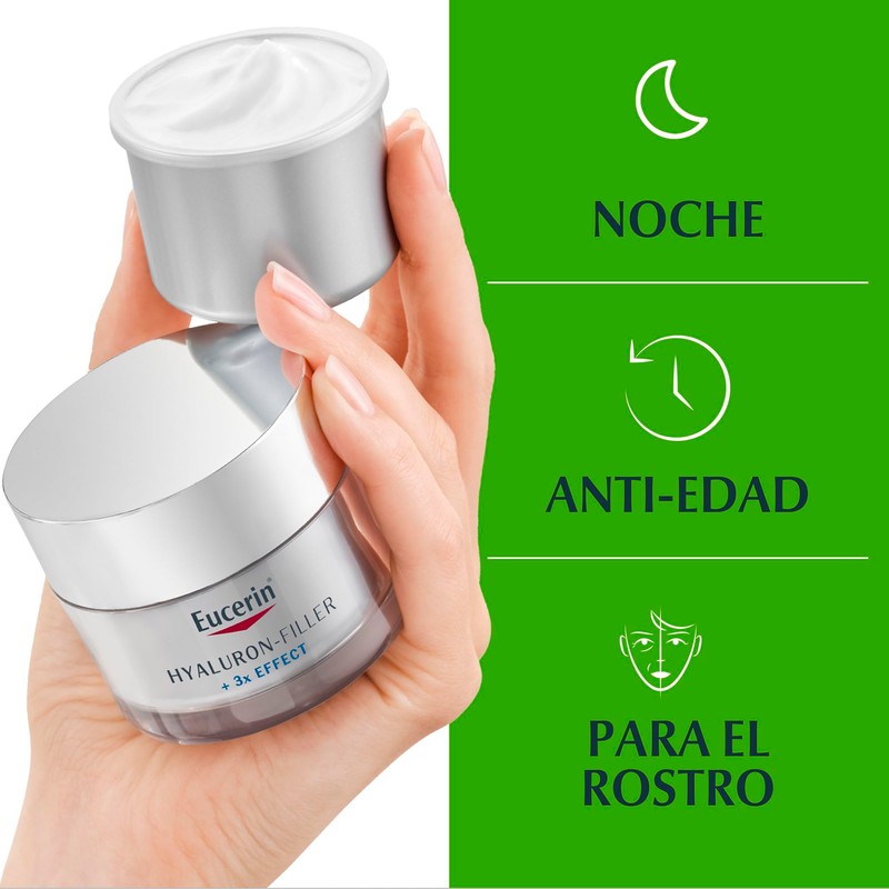 Eucerin Refill Crema anti edad Hyaluron-Filler Crema de Noche (50