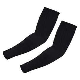 Forearm Protection Sleeves Men + Arm Protectors, Cut Protective Cover, Heat Resistant, Anti Abrasion Bracelet for Working in the Garden Kitchen, black