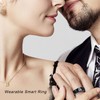Smart Ring Sleep Fitness Tracker IP68 Waterproof Ceramic NFC Ring