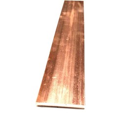 AC/DC Wire And Supply Copper 110 Flat Bar 1/4" x 2" x 12"-Long ->.25" x 2" Copper Bus Bar