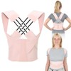 Pink Posture Corrector for Women Back Support Brace Office