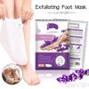 Bluemega Máscara Exfoliante para Pies, 2 Piezas, Púrpura