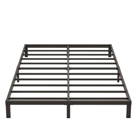 Fly-CTsoar 9 Inch Low Full Size Bed Frame Heavy Duty Metal Platform, No Box Spring Needed, Easy Assembly Mattress Foundation, No Noise, Black