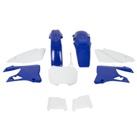 HECASA Restyle Plastic Kit Compatible with 1996-2001 Yamaha YZ125 YZ250 Body Work Fairing Set Blue+White