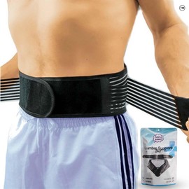 Purple Bubble Lumbar Belt Self-Heating Back Brace for Men & Women - Breathable Back Support Belt with 20 Magnets Relieves Sciatica, Herniated Disc, Scoliosis, Sprains, RSI Pain