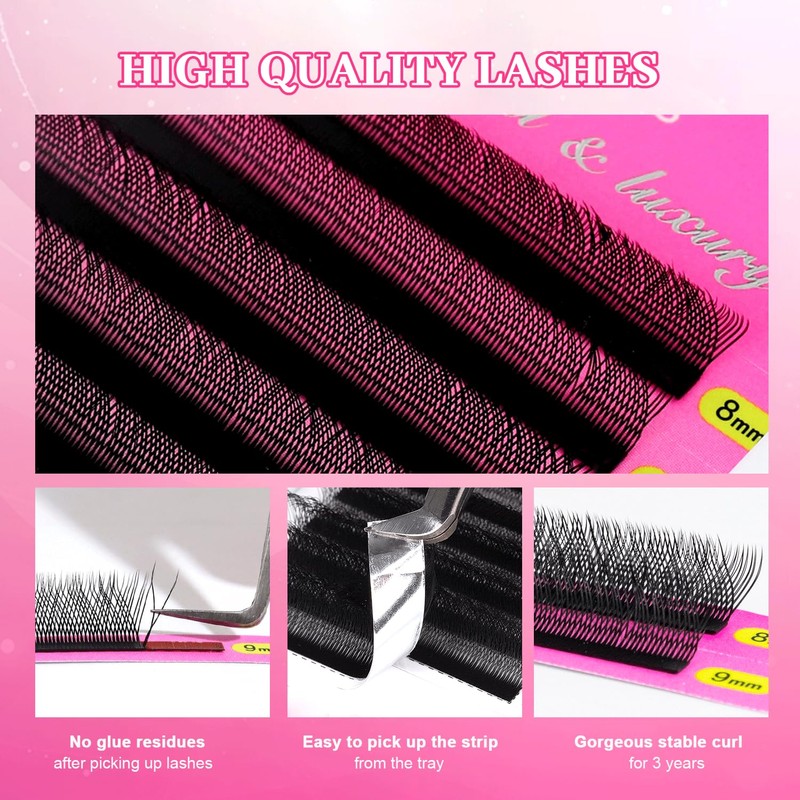 TDANCE YY Lash Extensions Premade Volume Eyelash Fans YY Lashes