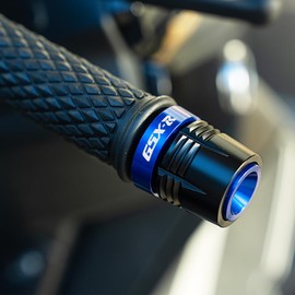 MOWOK Fit For SUZUKI GSX-R 750 GSXR 600 1000 GSXR750 GSXR600 GSXR1000 Accessories Motorcycle Handlebar End Caps Hand Grip Plugs Handle Bar Ends Slider (Black)