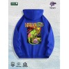 Iguana Cold One Tropical Graphic Hoodie 100% Cotton US Warehouse
