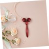 FOMIYES Wooden Double Roller Face Massager Aging Handheld Tool for