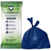 NorthShore DiscreetShield Disposal Bags for Adult Diapers, 25-Count, Opaque Navy,