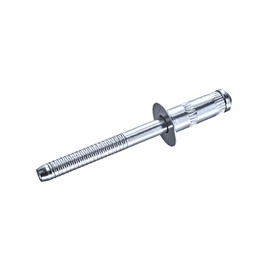 GOEBEL® - 250 x high-strength blind rivets steel (diameter x length) 6.0 x 16.0 mm with countersunk head - rivets with grooved rivet pin - high-strength rivets - GO-BULB II