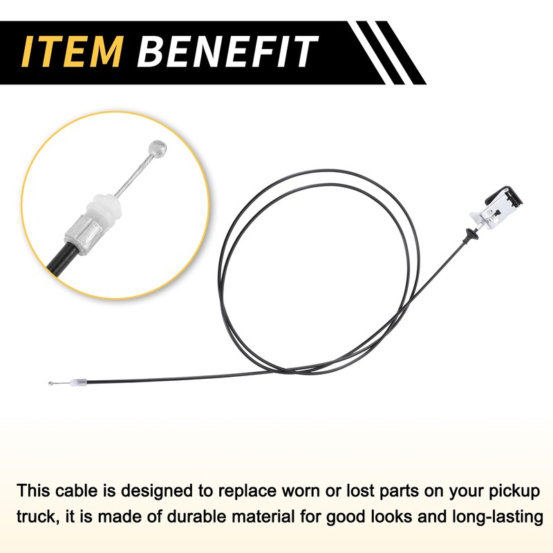 REPAIROCK 1 Pcs Hood Latch Release Cable for Toyota Tacoma