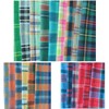 56PCS 12x12 Inches Craft ‌Sanded Fabric Fleece Fabric Brushed Plaid