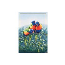 Maxwell & Williams Birds of Australia KC 10yr Anniversary Tea Towel 50x70cm Lorikeet