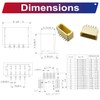 Kidisoii JST Connector Kit 1.0mm Pitch JST-SH 1.0 Micro Connector