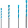 Bosch 4x EXPERT CYL-9 MultiConstruction Drill Bit Set (for Concrete,
