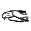 Mokuo Motorcycle Rear Luggage Rack with Handrail in Heavy Iron