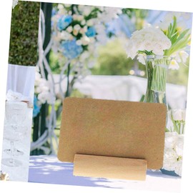 jojofuny 10Pcs Rustic Wooden Place Card Holders Elegant Memo Clips for Table Decorations for Weddings Parties and Events Stylish Photo and Note Stands