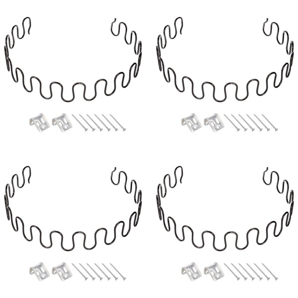 sourcing map 4Sets Upholstery Spring Replacement Kits, 27.56" Sagging Cushions