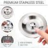 GIGIIS Drain Plug for Sink 80 mm Plug Sink Stainless