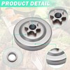 Adefol 3/8" 6T Sprocket Clutch Drum Kit for Echo CS-370