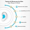 48Pcs Tapones de Oídos para Dormir, Tapones Oídos de Silicona