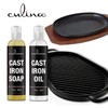 Cast-Iron Cleanser Kosher OU certified 8 oz Bundled with Cast-Iron
