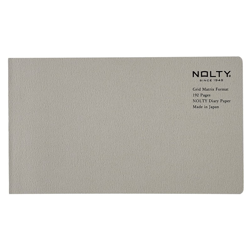 Nippon Management Association NOLTY Notebook Horizontal Slim Square Matrix Gurege