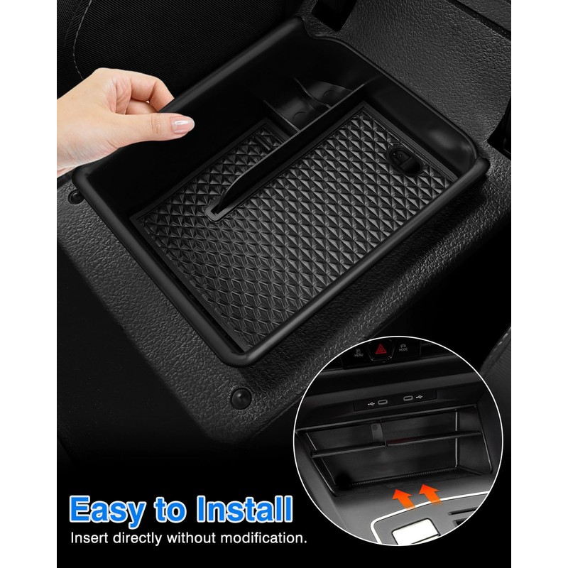 Karltys 2PCS Center Console Organizer Tray for 2022-2025 VW Volkswagen