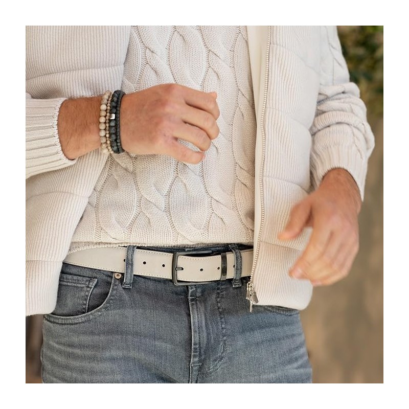 Riemen & Co DTCH.FIT Oliver Suede Belt - Adjustable Buckle