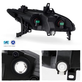 AKKON - Fits 2016 2017 2018 Maxima Bumper Clear Fog Light Driving Lamp Passenger Right Side w/Bulb Screws Accessories