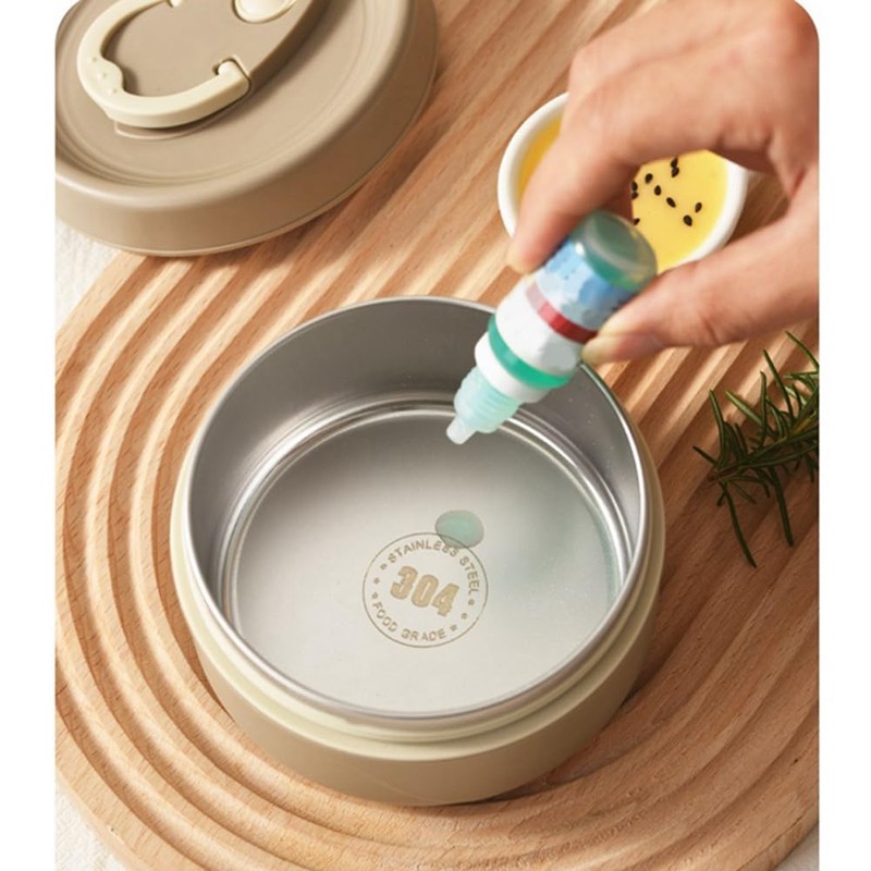 Sknrlko Portable Insulated Lunch Container Set Stackable Bento Lunch Box