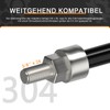 Thru Axle M12 x 1.5-170 mm with Adapter for Bicycle