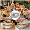 Homewarm 8" Round Aluminum Foil Pans with Clear Lids –