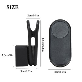 LAKE OF FIRE Chalk Holder Pool Billiards, Pool Cue Chalk Holder with Belt Clip Snooker Billiard Accessories Black (Square)